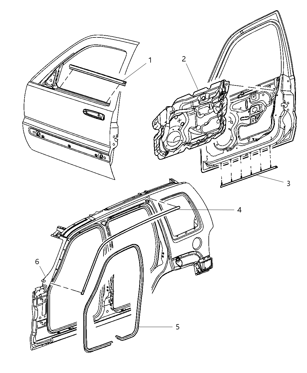 Mopar 55360256AC Seal A - Pillar Blocker Extension, Door Mounted Mopar 55360256AC Seal A - Pillar Blocker Extension, Door Mounted