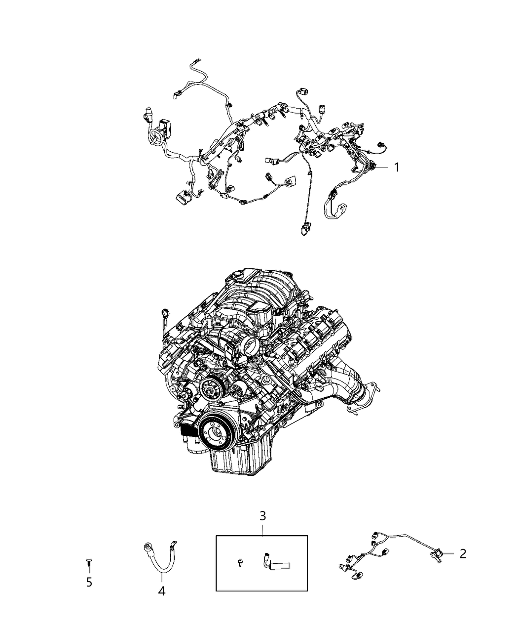 Mopar 5035749AA Wiring Engine