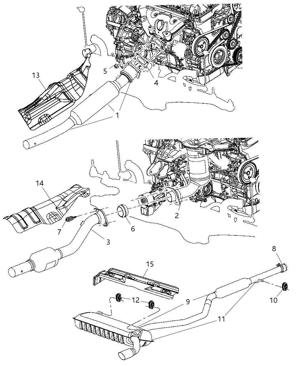 Mopar 5290932AE Muffler And Tailpipe Exhaust