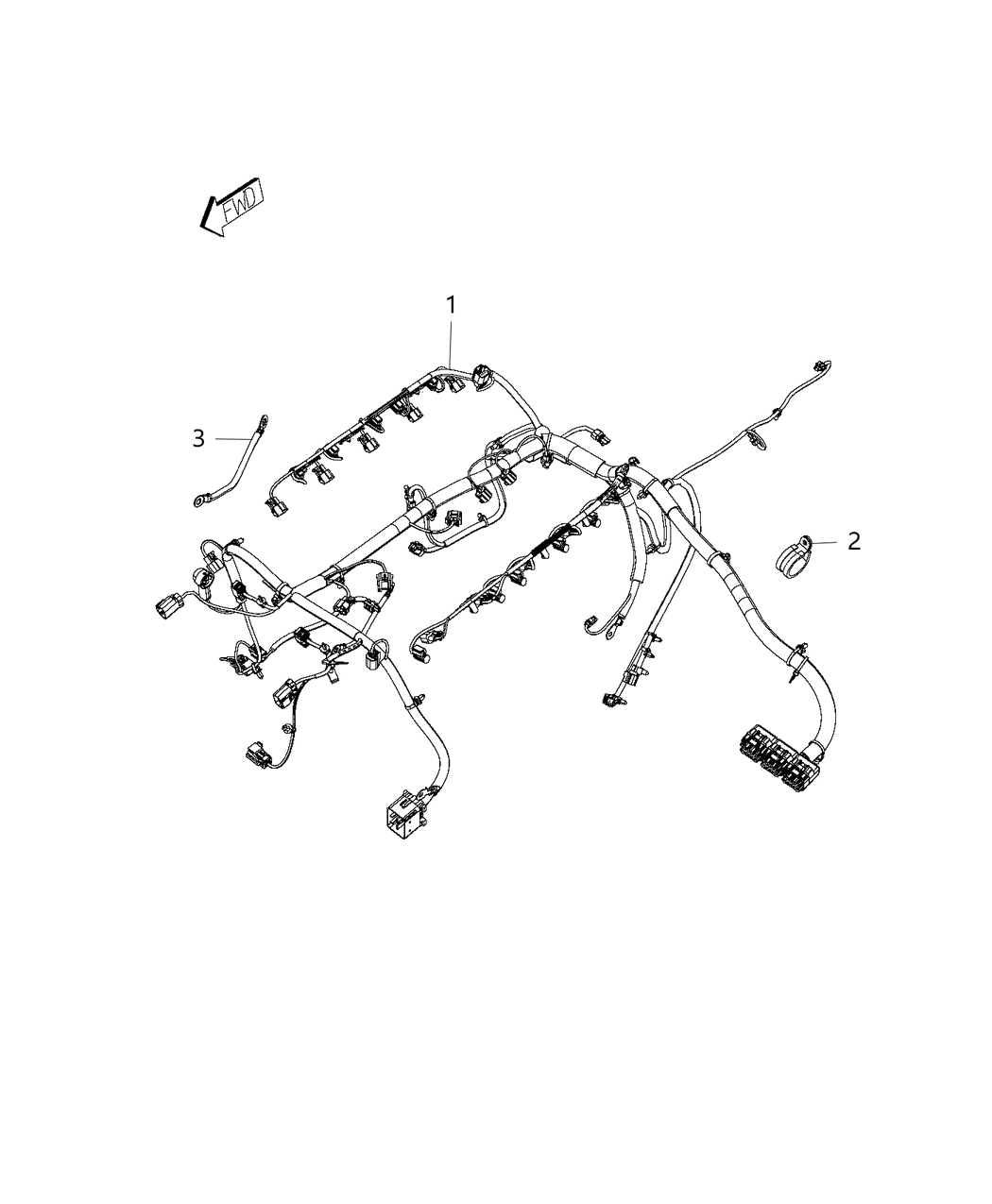 Mopar 5043062AA Wiring Engine 5043062AA Mopar Wiring Engine