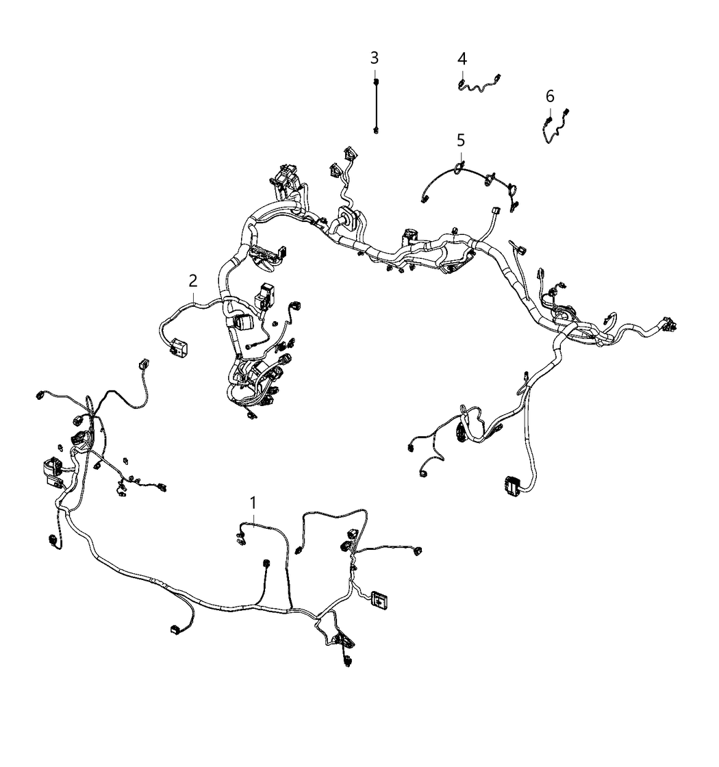 Mopar 68469766AB Wiring Headlamp To Dash 68469766AB Mopar Wiring Headlamp To Dash