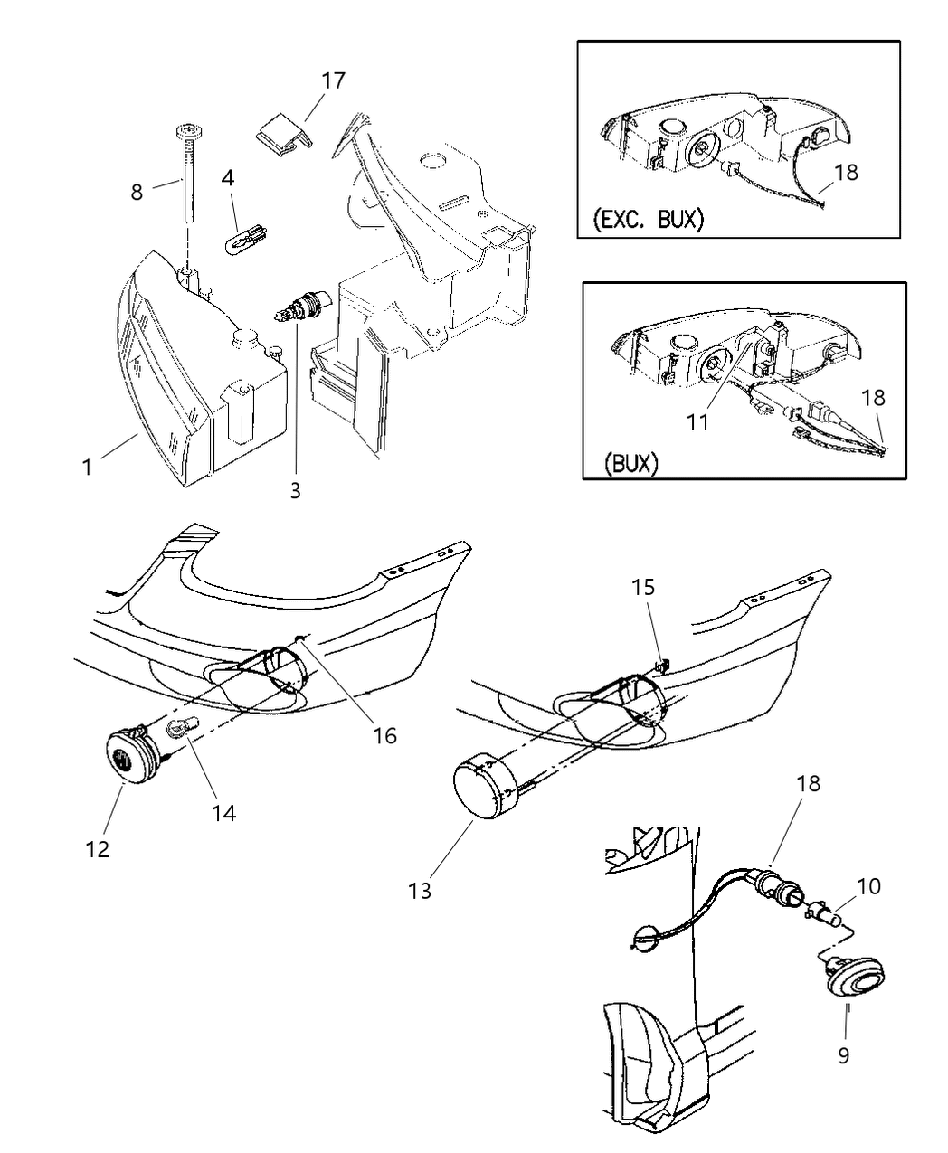 Mopar V7103987AA Module, Headlamp V7103987AA Mopar Module, Headlamp