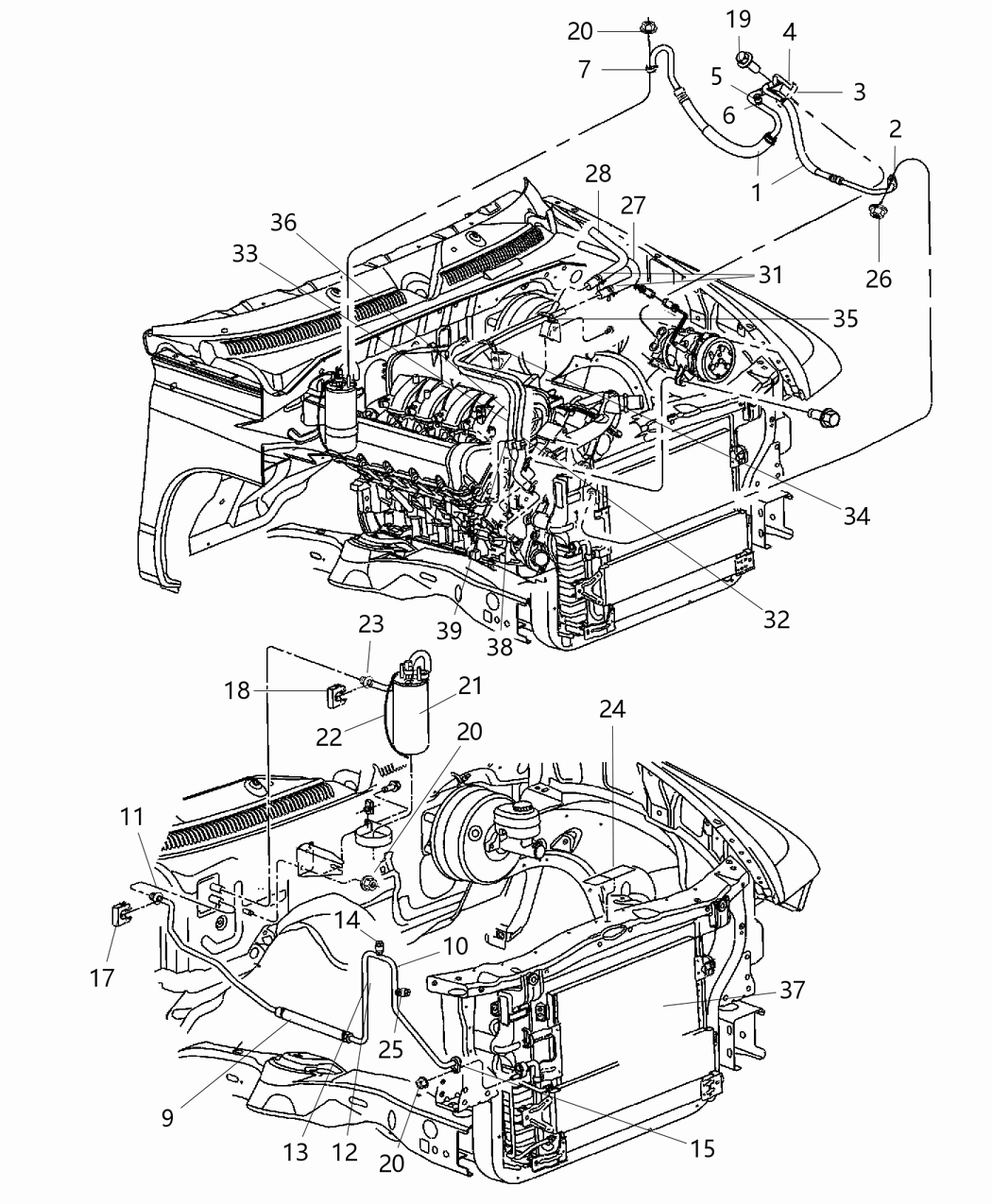 Mopar 5019795AA Tube And Hose Supply