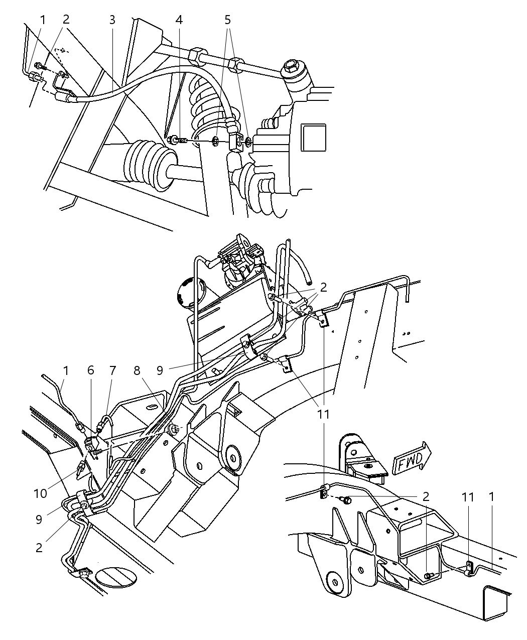Mopar 4815246 Clip Fuel Bundle Mopar 4815246 Clip Fuel Bundle