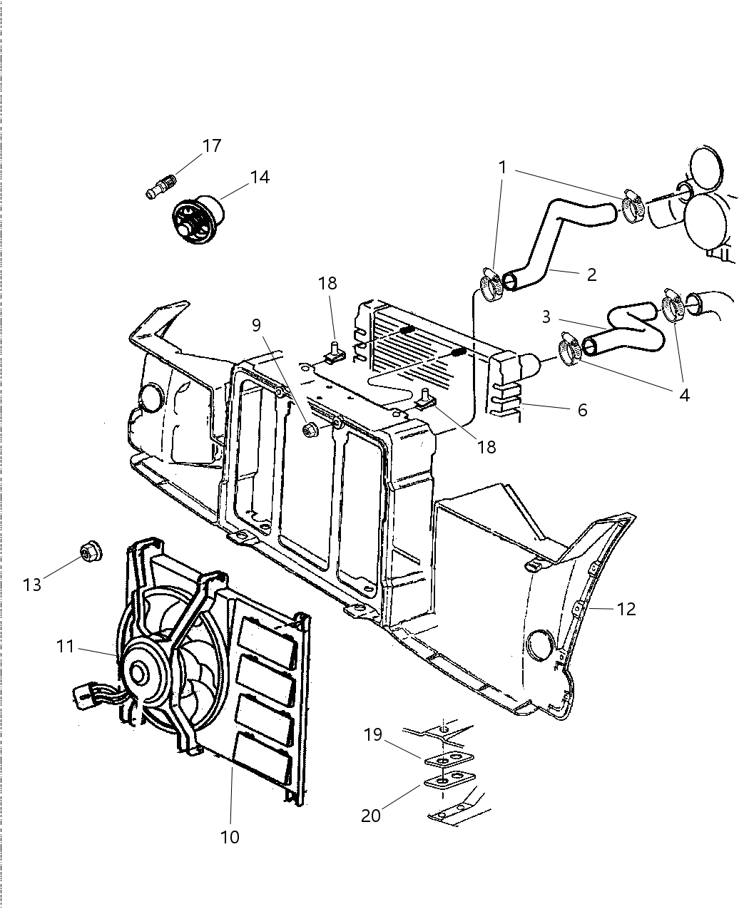 Mopar 4763839AB Gasket Thermostat