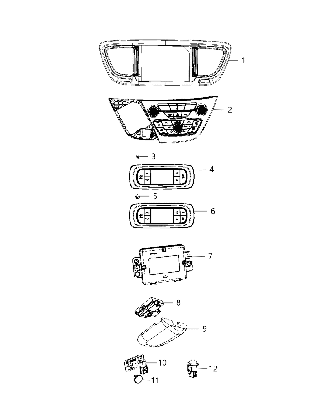 Mopar 68373078AC Module A/C And Heater