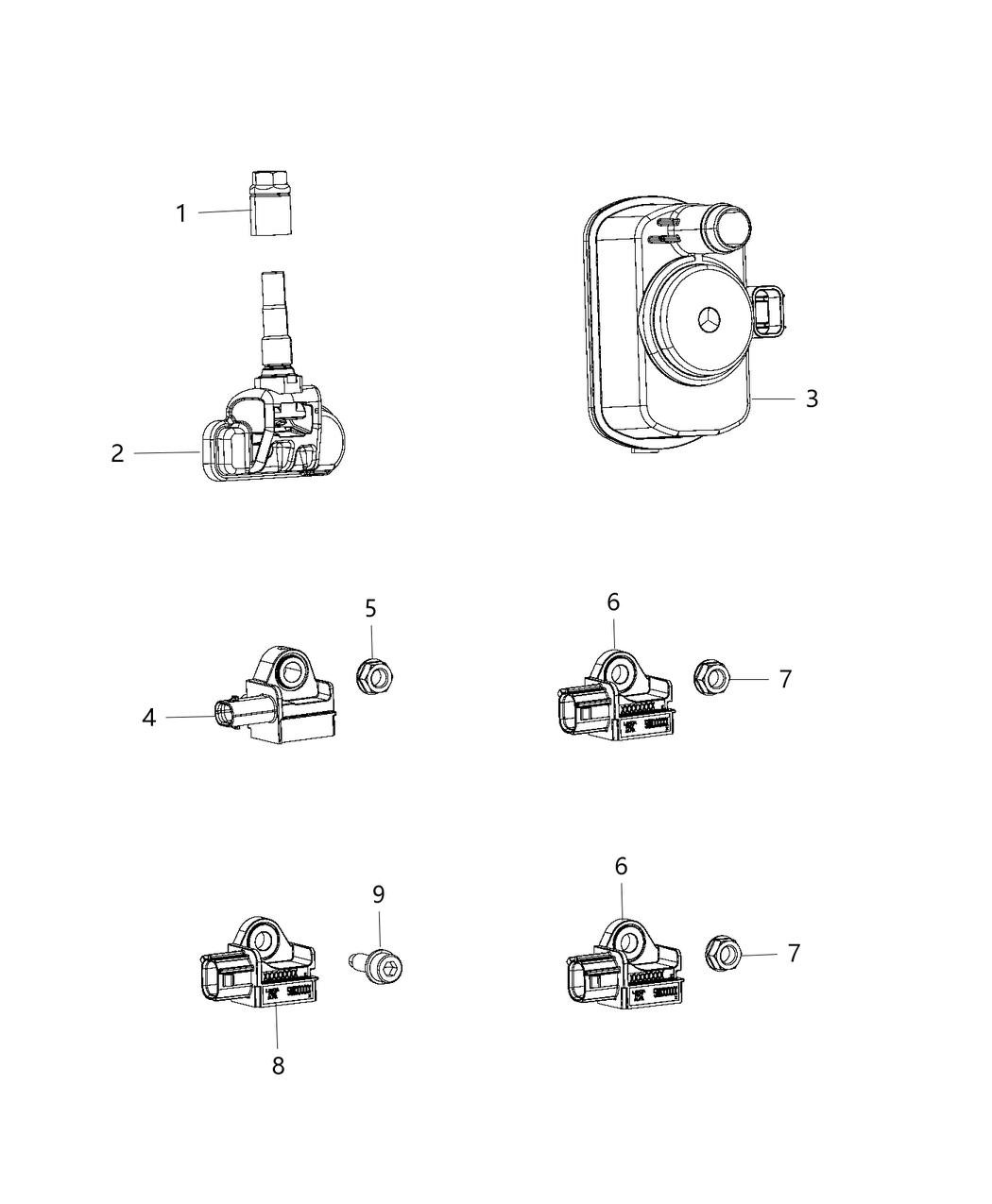 Mopar 68275683AA Sensor Occupant Detection
