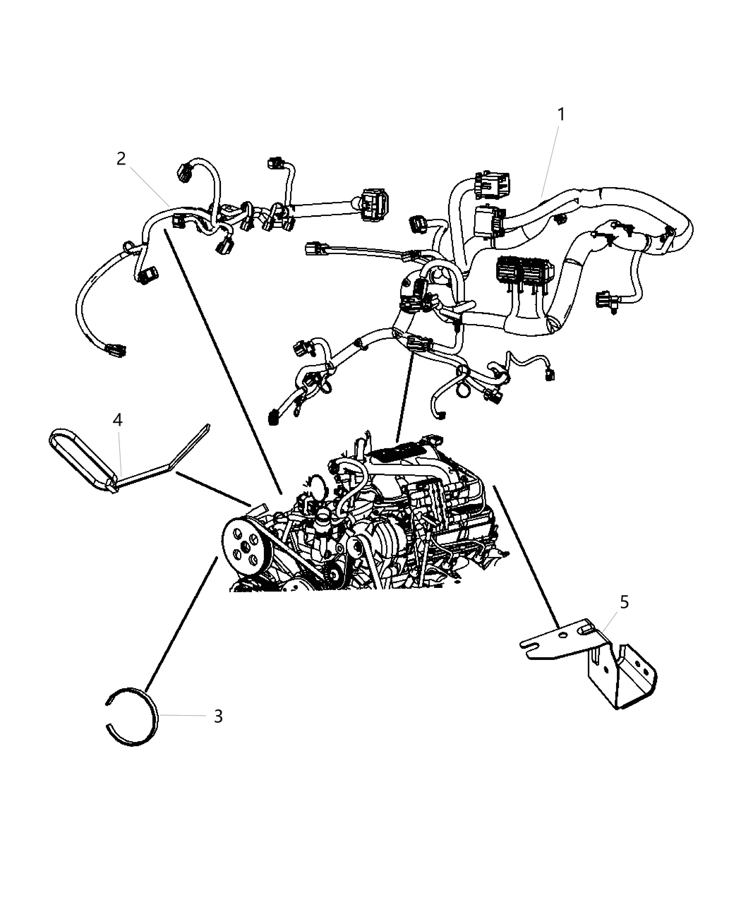 Mopar 5148107AA Wiring Engine
