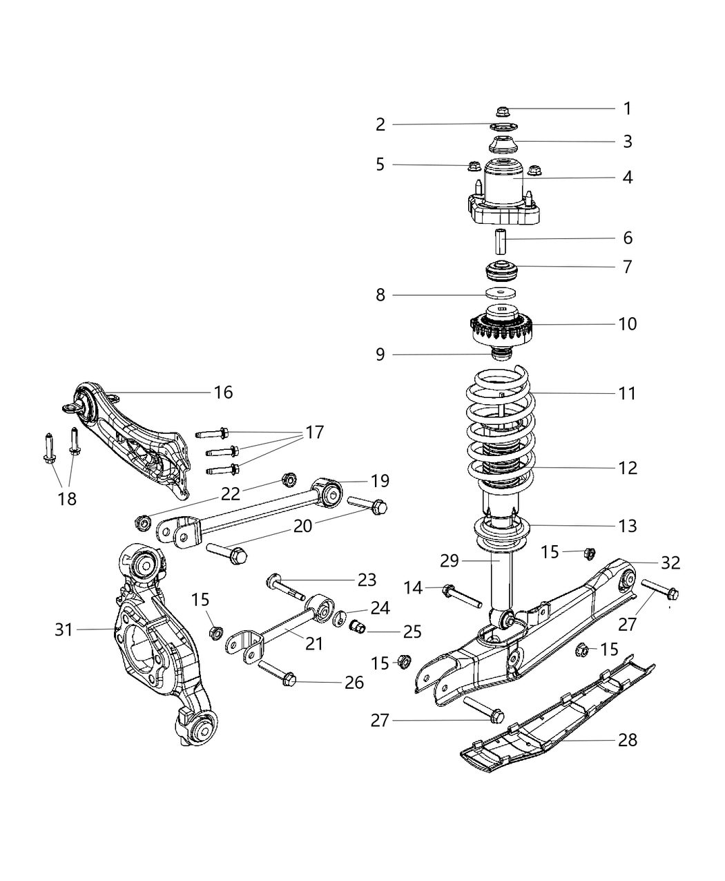 Mopar 5272776AB Spring Rear Mopar 5272776AB Spring Rear