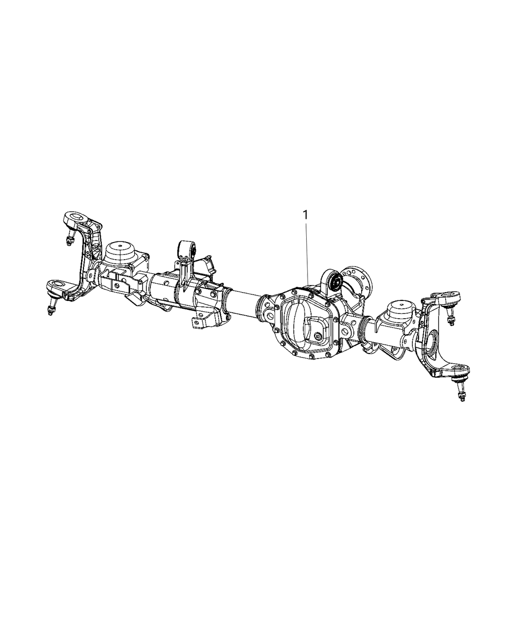 Mopar 68400510AA Axle Service Front