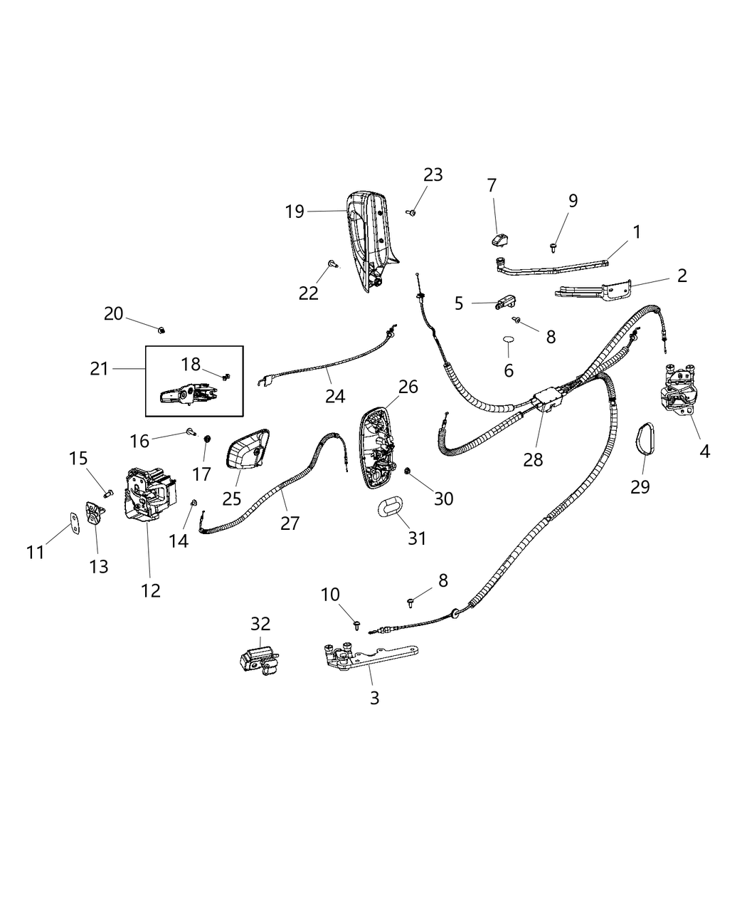 Mopar 68266847AA Plug Body Mopar 68266847AA Plug Body