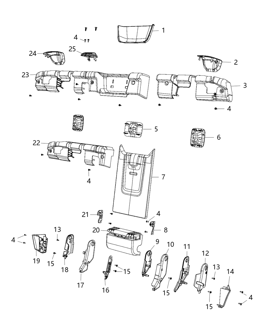 Mopar 68395118AA Bushing Armrest