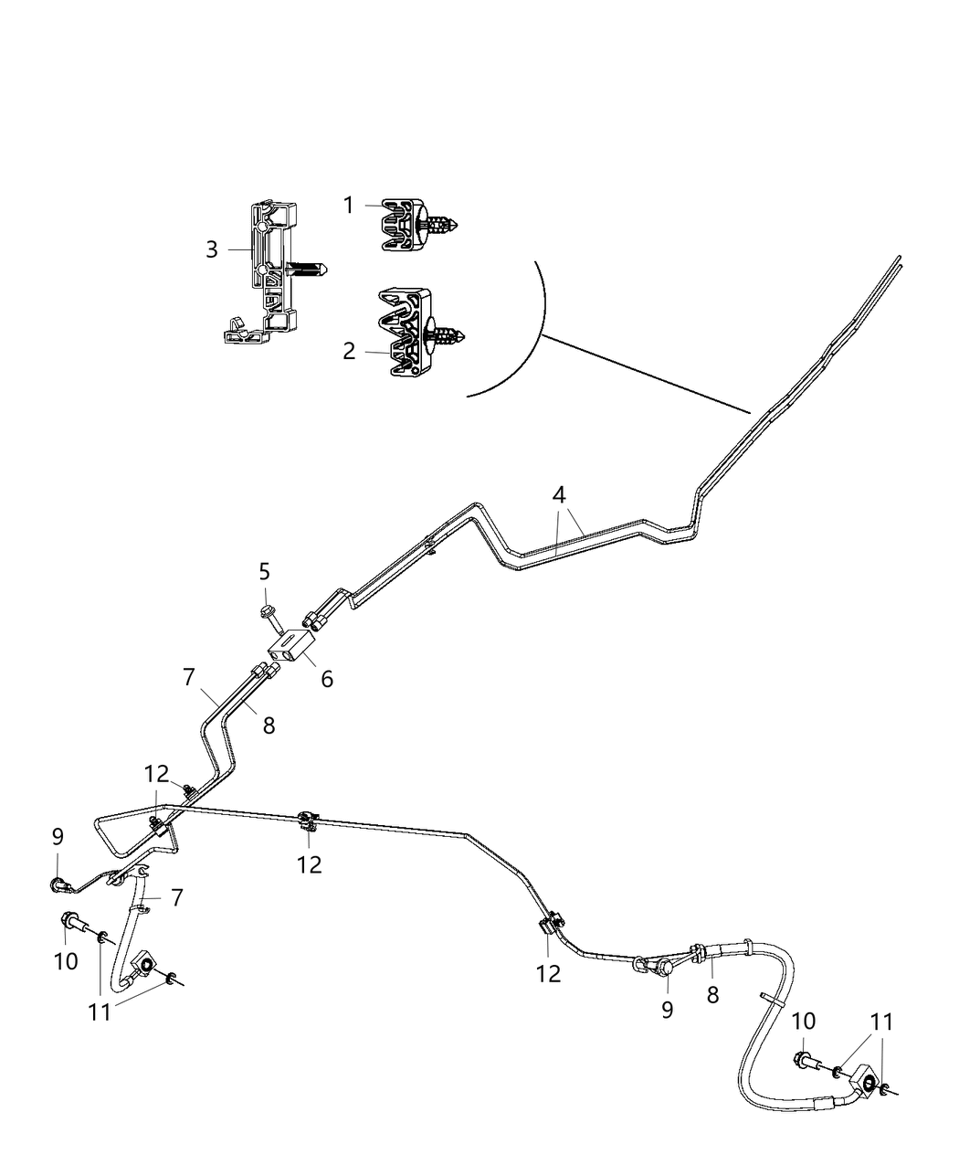 Mopar 68298549AC Tube Brake