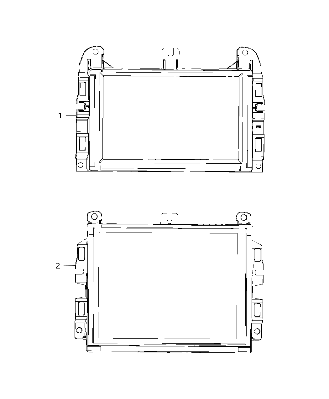 Mopar 68429211AB Radio Multi Media With 8.4 Inch Screen