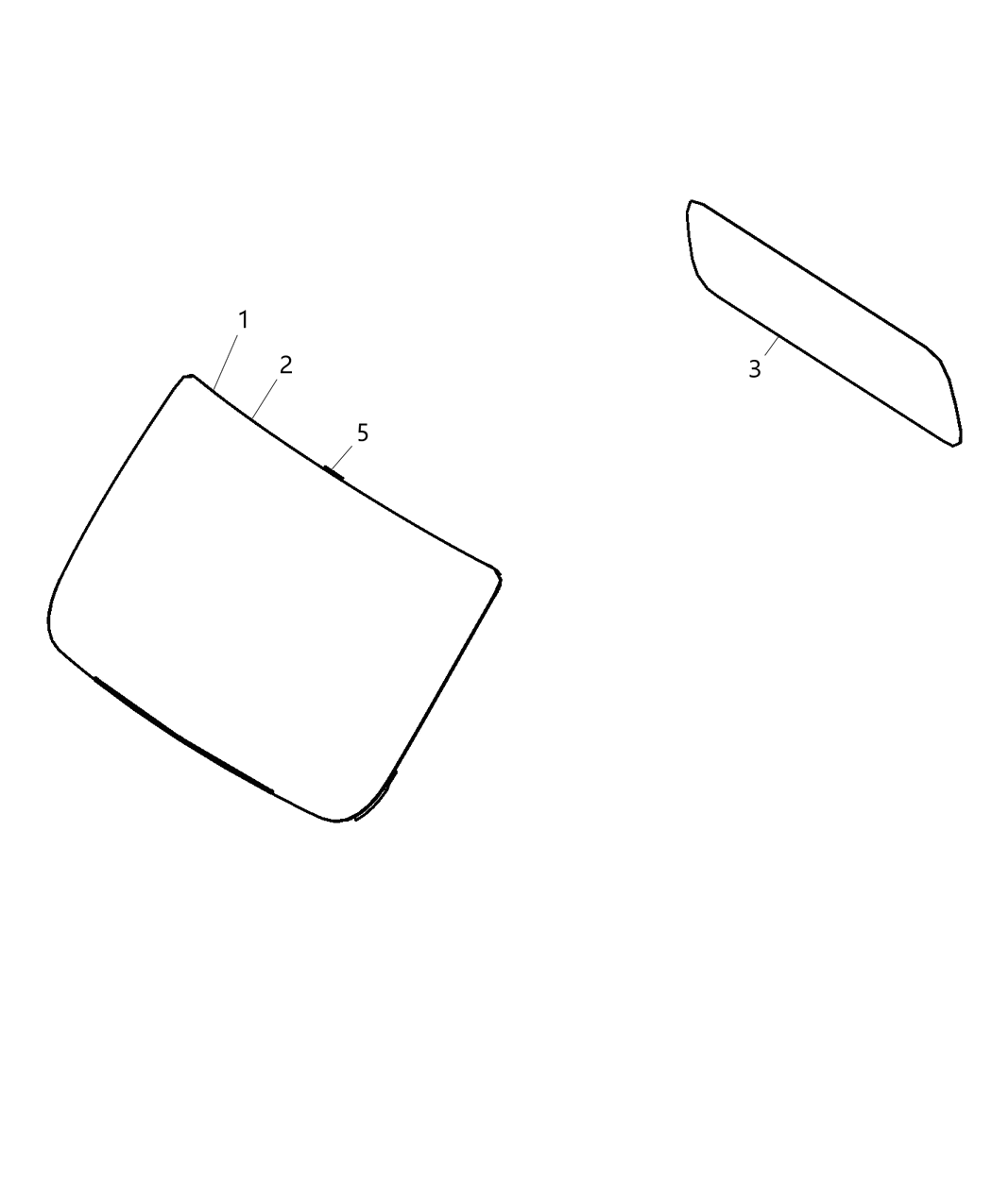 Mopar 68508744AA Windshield