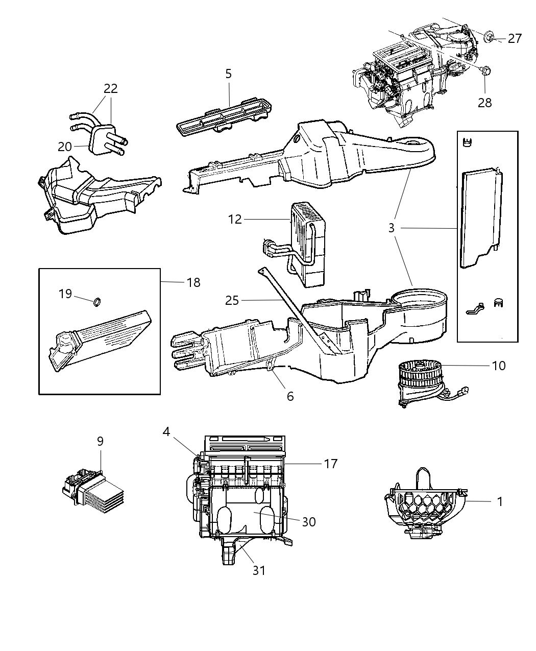 Mopar 4885583AC Resistor Blower Motor