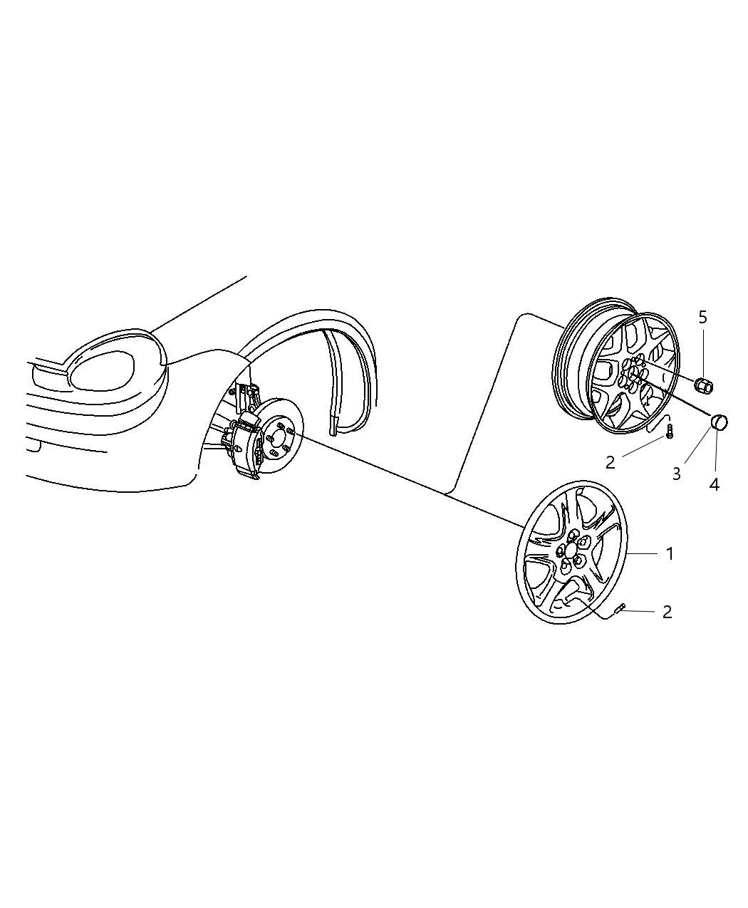 Mopar 4656191AB Cover Wheel 4656191AB Mopar Cover Wheel