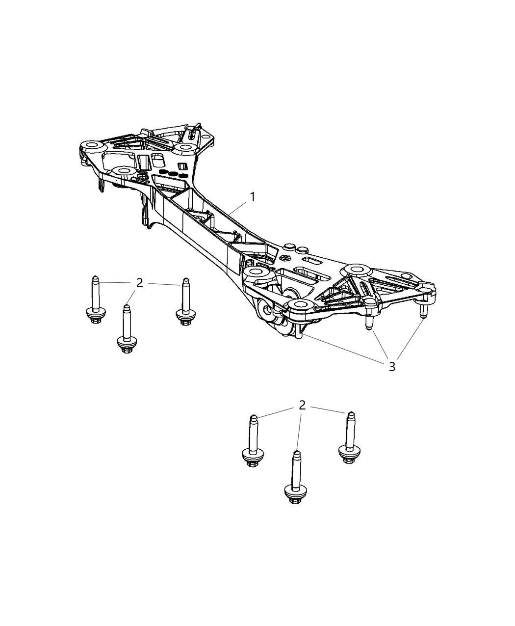 Mopar 6510829AA Stud Crossmember M10X1.50X40.00 6510829AA Mopar Stud Crossmember M10X1.50X40.00