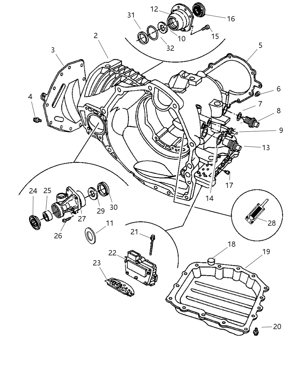 Mopar 5166503AA Seal And Gasket Package Transmission Mopar 5166503AA Seal And Gasket Package Transmission