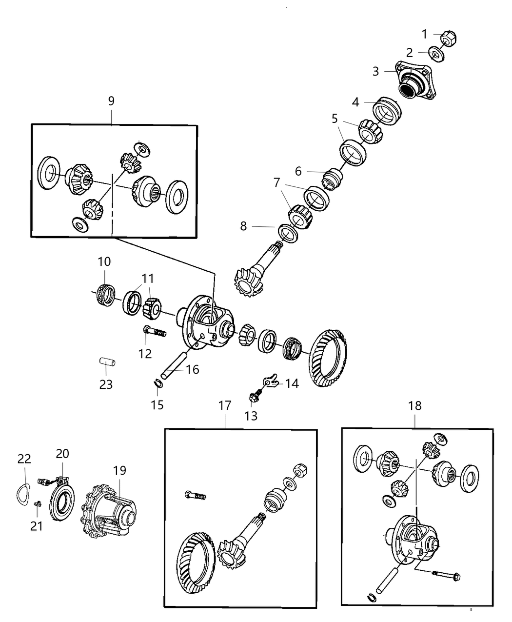 Mopar 68237726AB Actuator Axle Locker