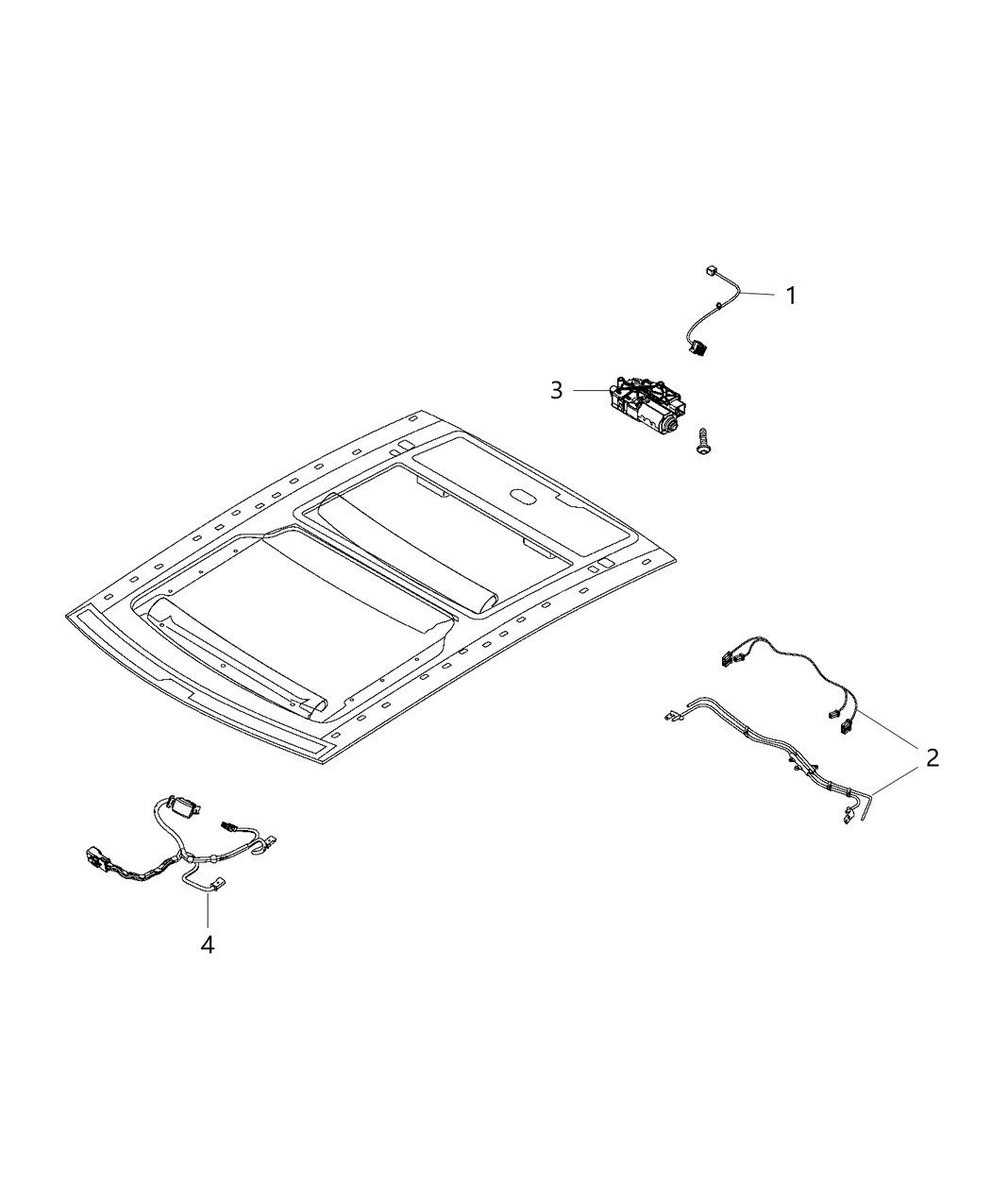 Mopar 68283857AA Wiring Jumper Mirror 68283857AA Mopar Wiring Jumper Mirror