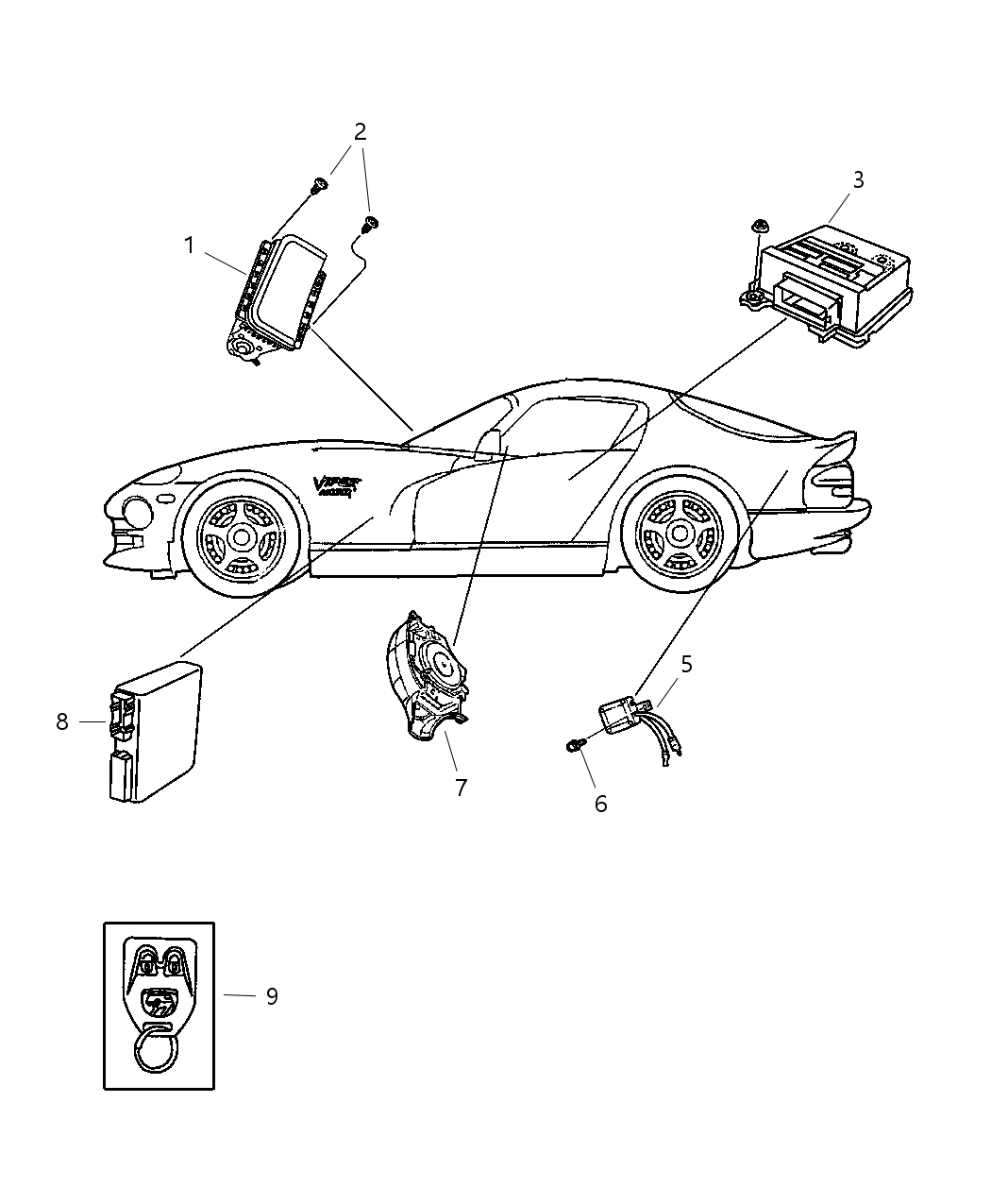 Mopar 4865524AF Module Body Controller