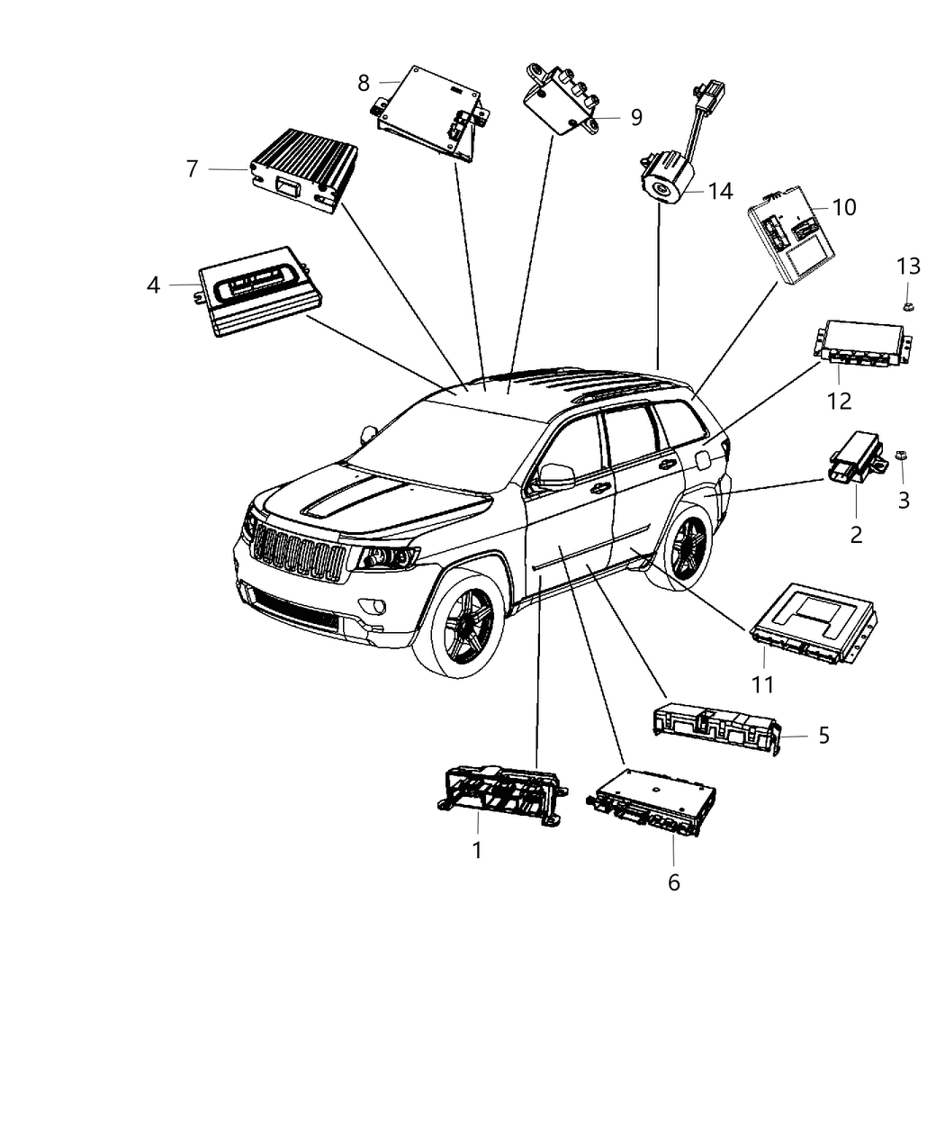 Mopar 4854747AB Module Transfer Case Control