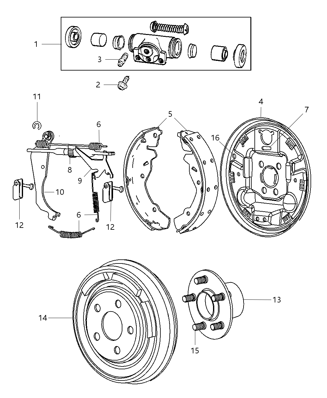Mopar 5105666AA Spacer Brake Drum