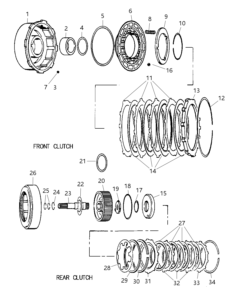 2466803 Mopar Plate, Rear Clutch Pressure, Front