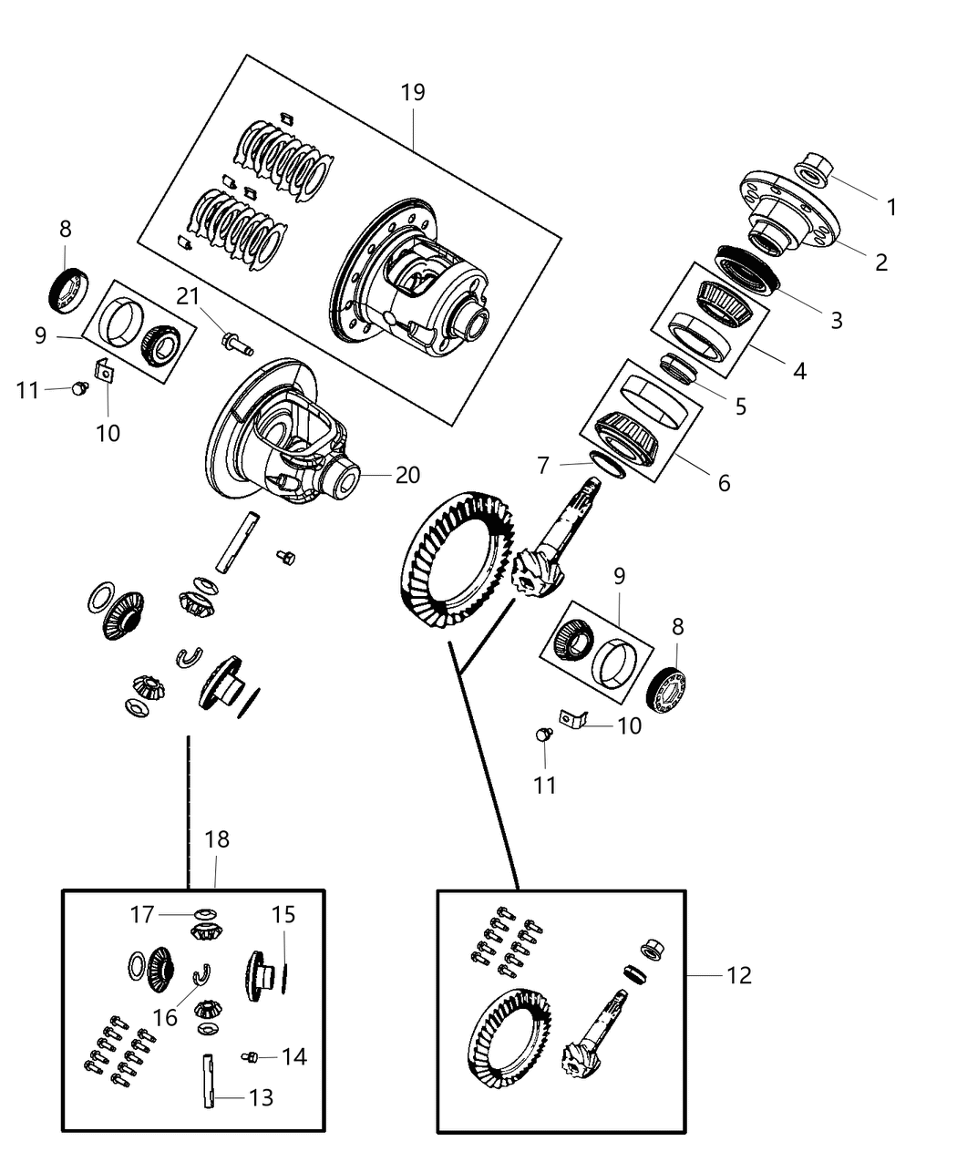 Mopar 68271647AA Lock Differential Bearing Mopar 68271647AA Lock Differential Bearing