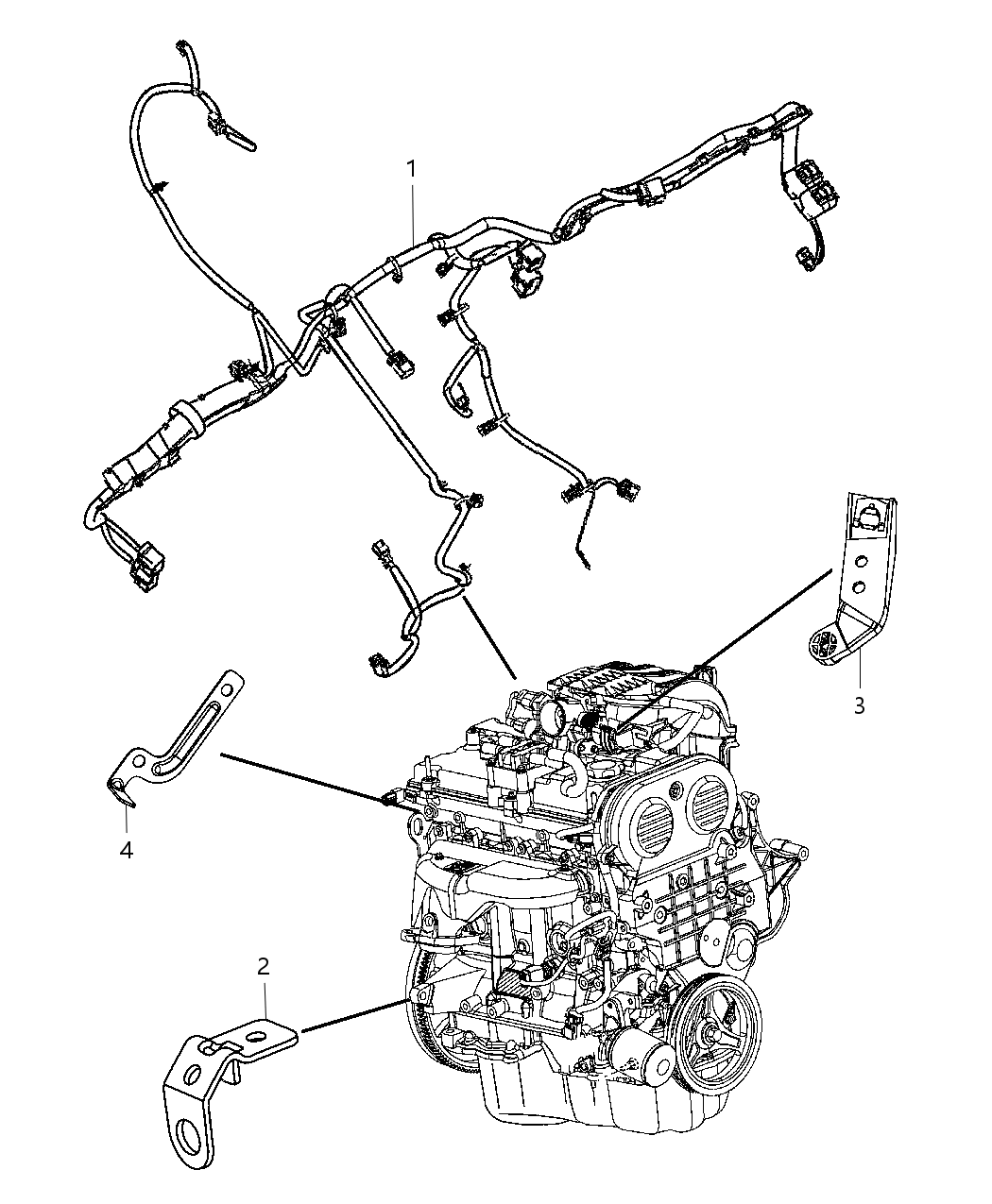 Mopar 68092045AB Wiring Engine