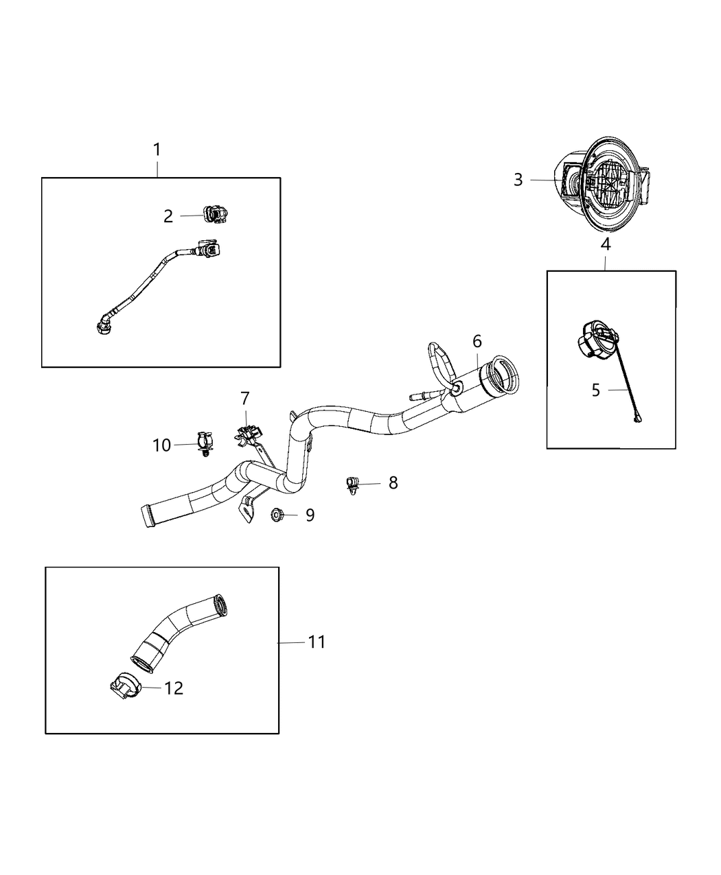 Mopar 68244583AB Clip Fuel Line 68244583AB Mopar Clip Fuel Line