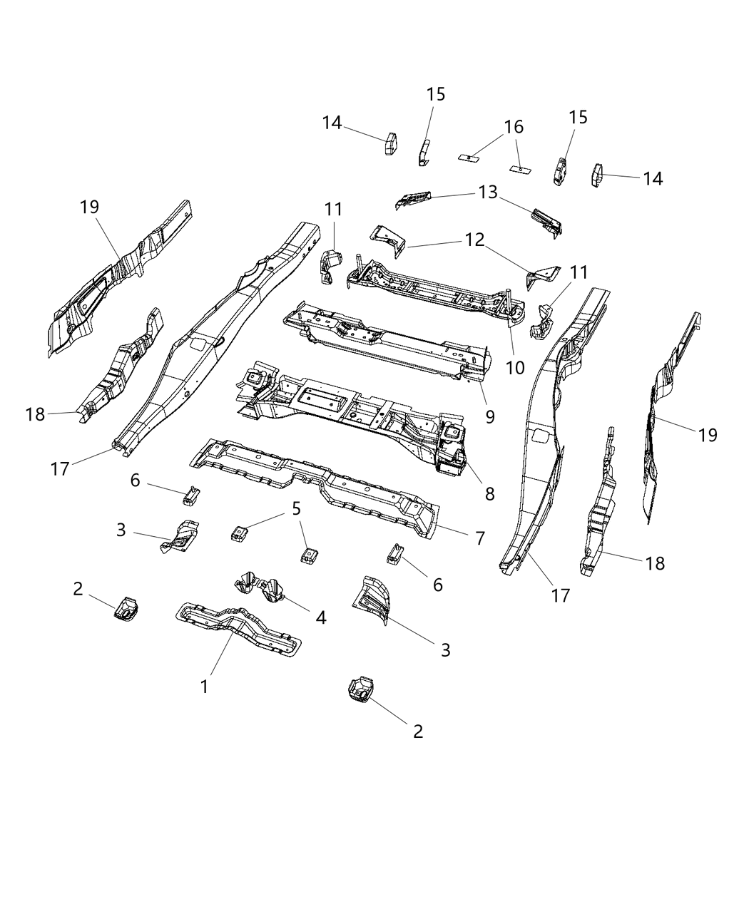 Mopar 55256276 Tapping Plate Striker