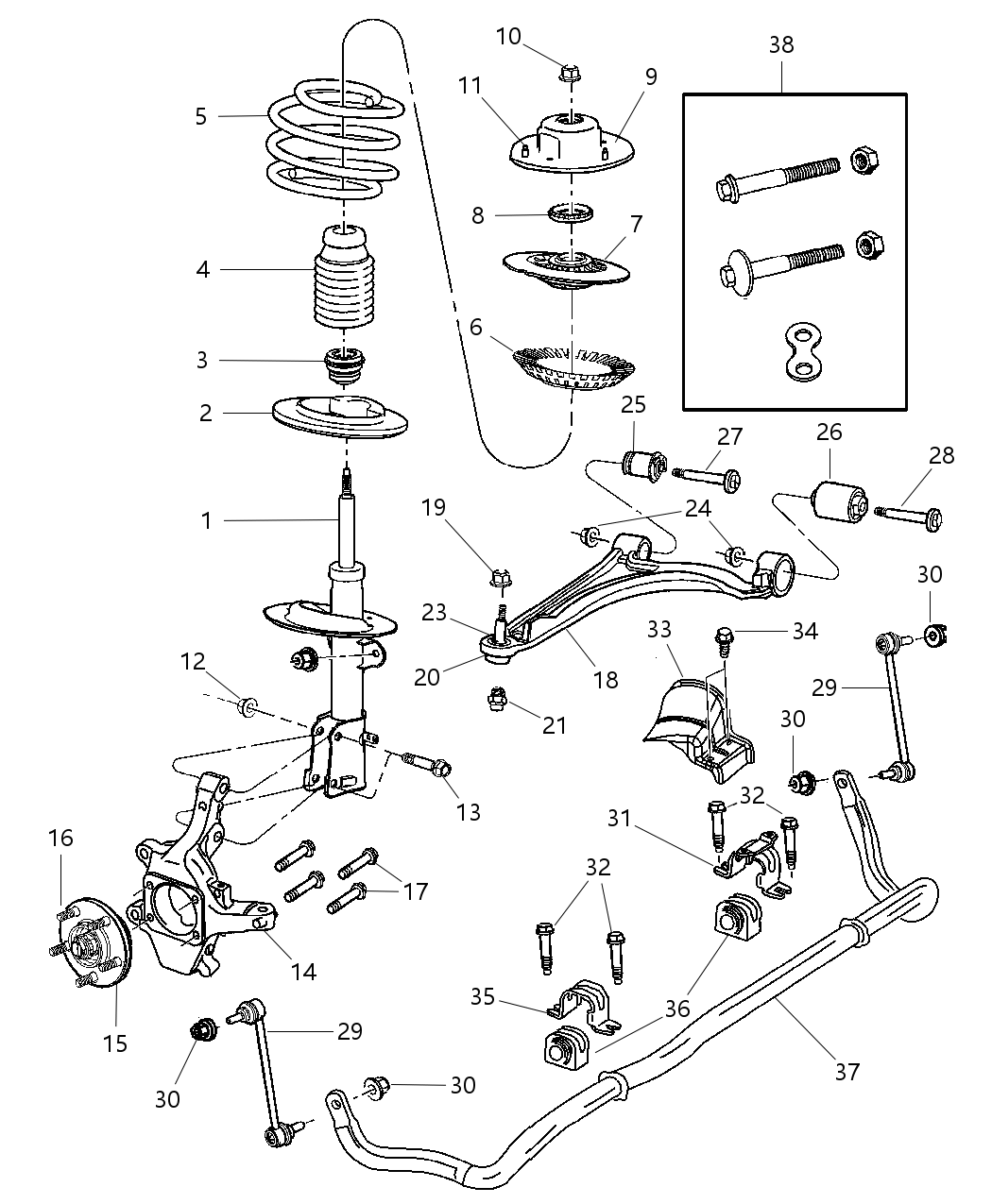 Mopar 4743476AE Arm Control