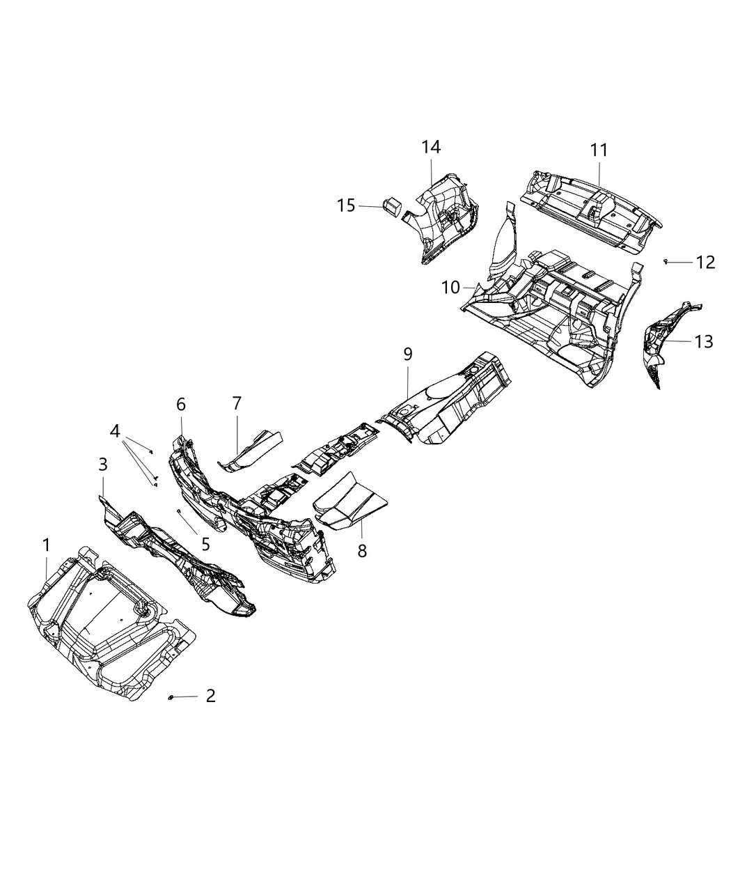 Mopar 5057645AJ Silencer Dash Panel Cabin Side Mopar 5057645AJ Silencer Dash Panel Cabin Side