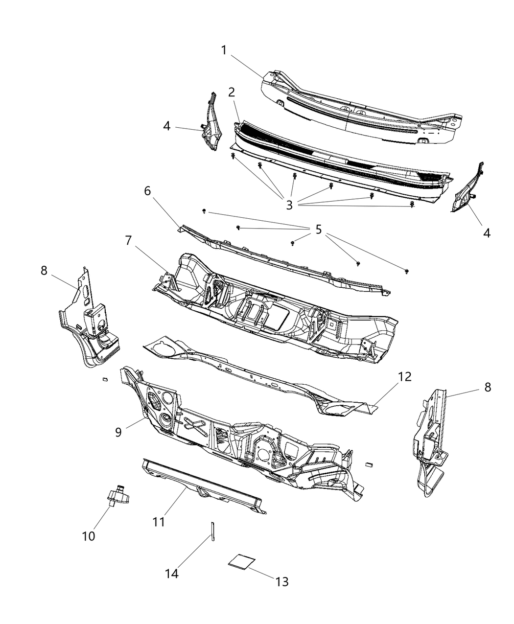 Mopar 68233858AA Tape Sealing Mopar 68233858AA Tape Sealing