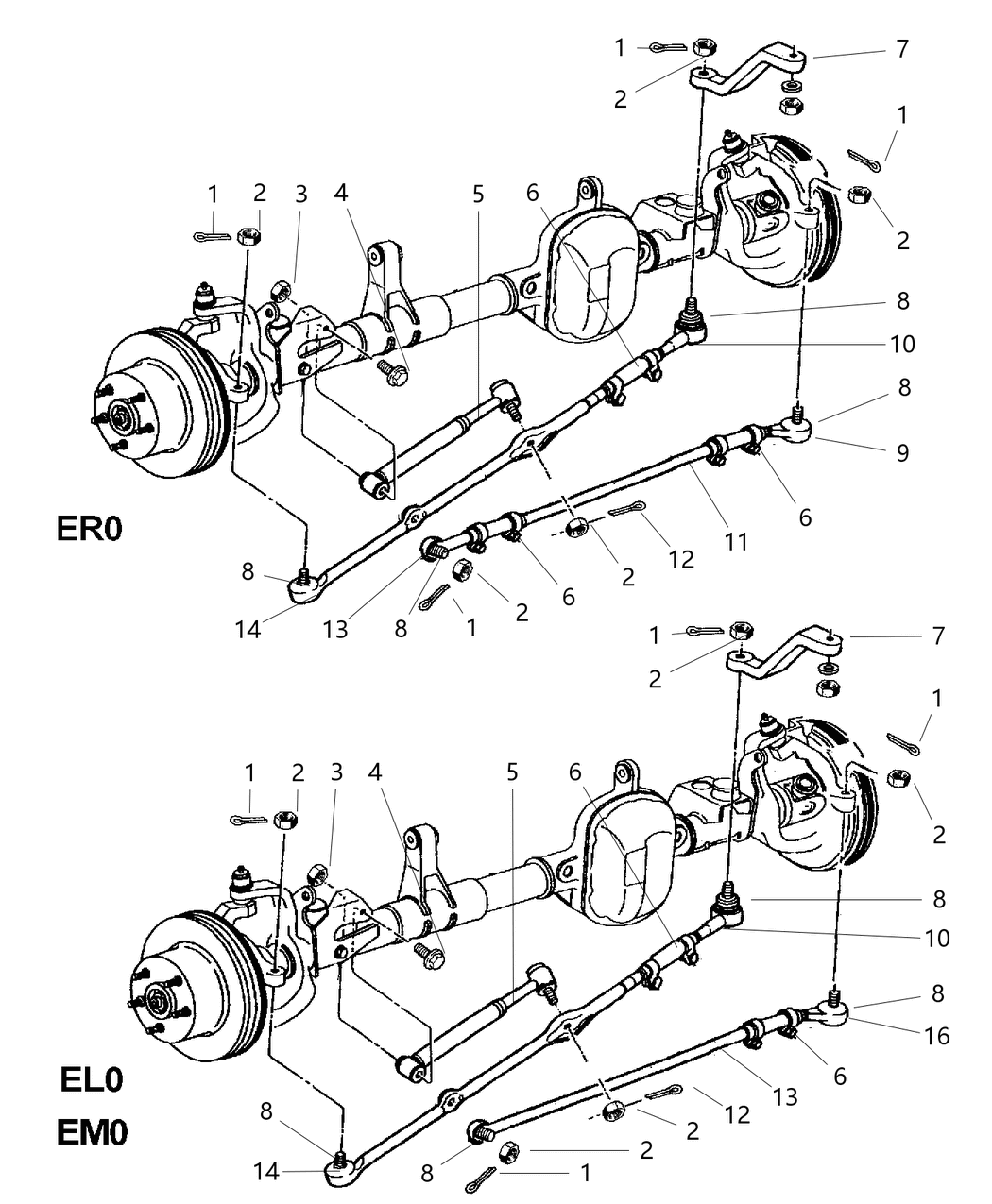 Mopar 2AMTR739AA Tie Rod Kit Outer End Mopar 2AMTR739AA Tie Rod Kit Outer End