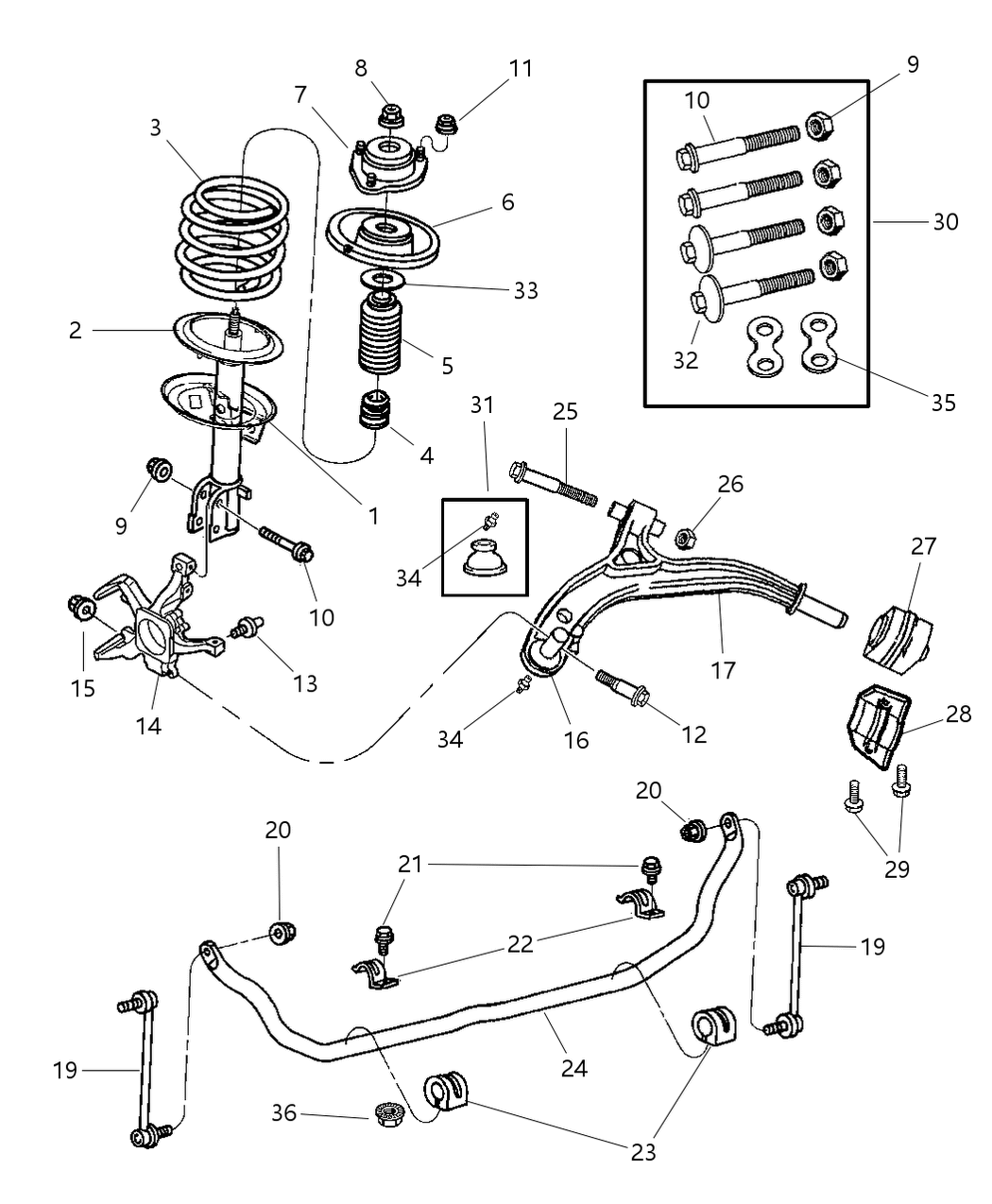Mopar 4797723 Bolt Package Camber Adjustment