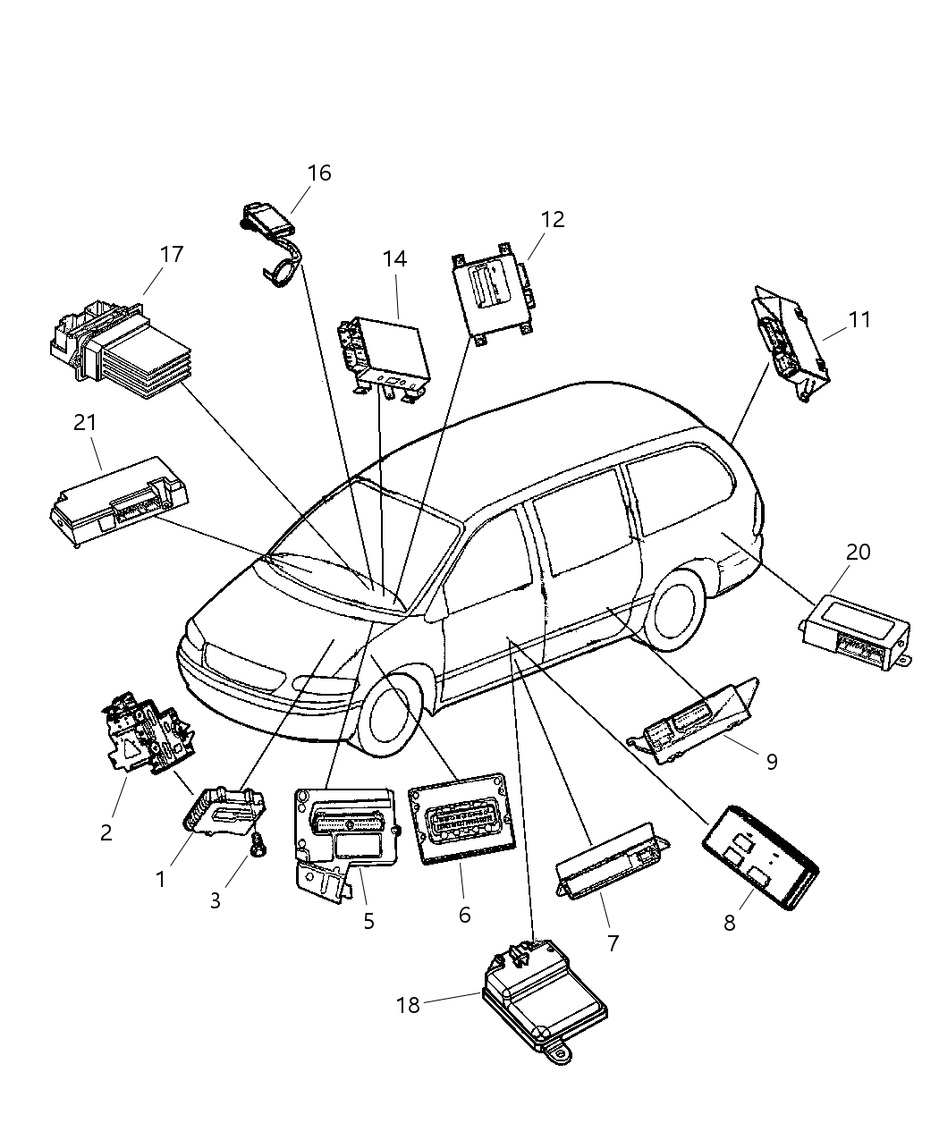 4692246AA Mopar Module Body Controller