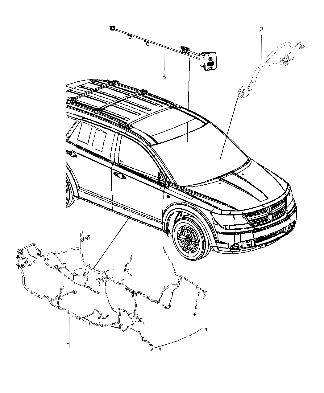 Mopar 68079986AD Wiring Unified Body