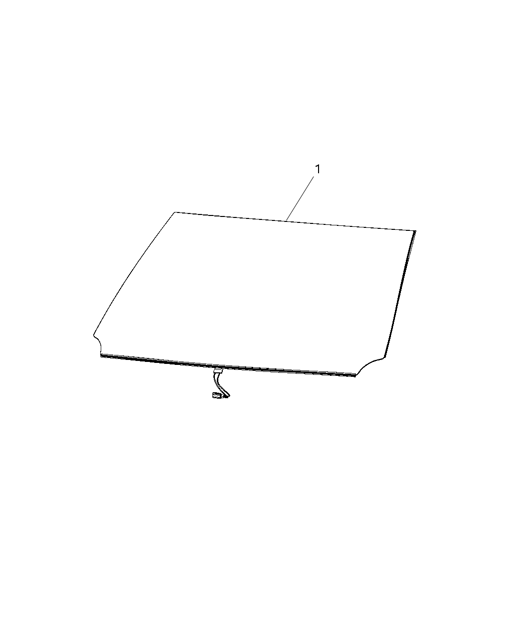 Mopar 55112788AD Windshield Mopar 55112788AD Windshield