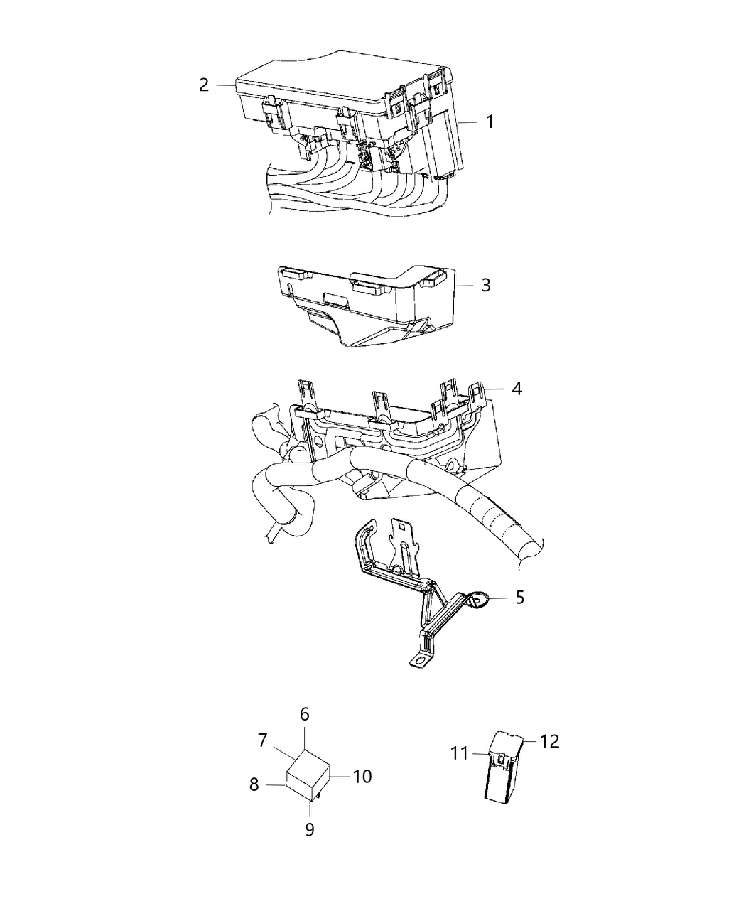 Mopar 68160791AB Module Totally Integrated Power