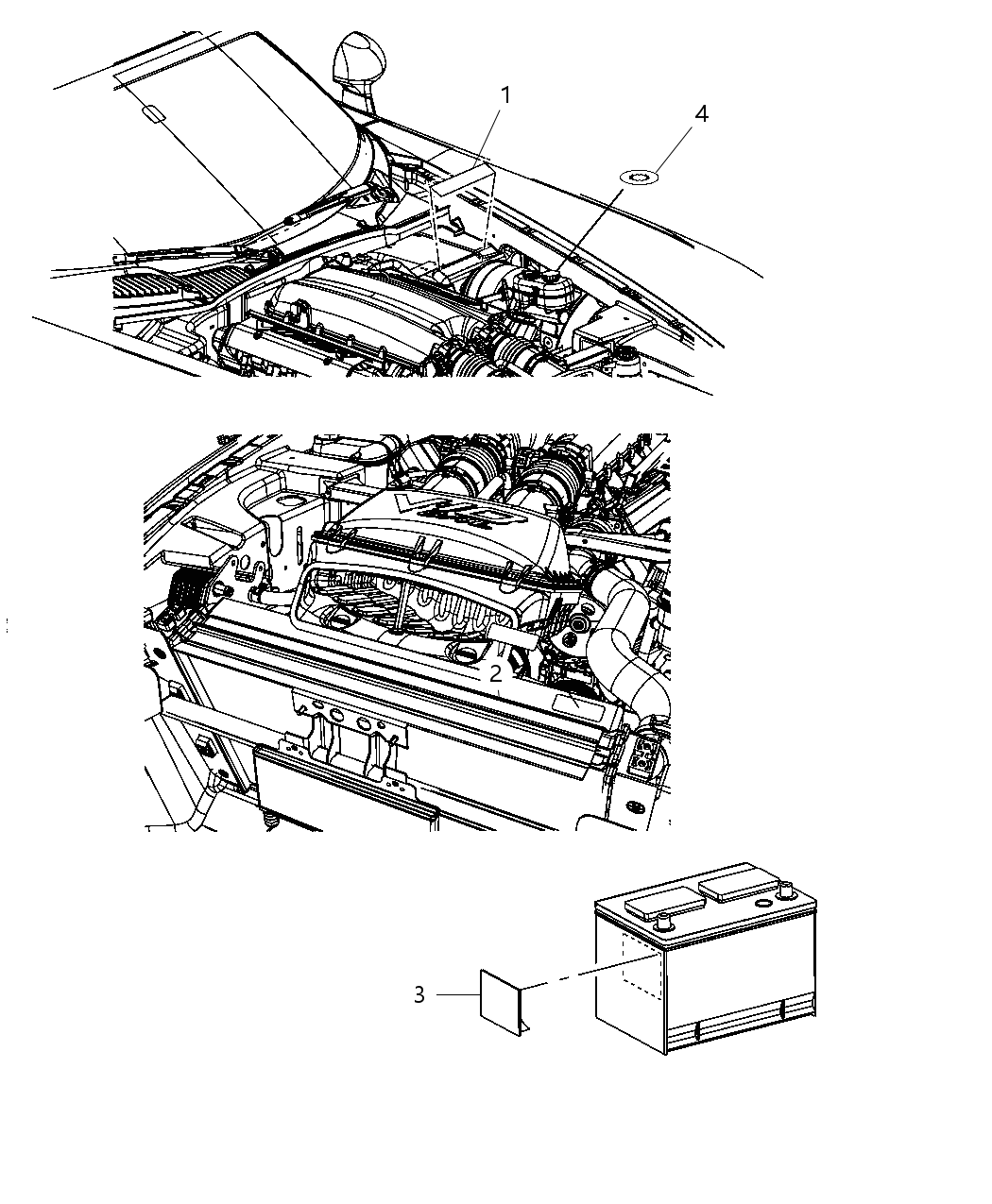 Mopar 47480843AA Label Veci Label 47480843AA Mopar Label Veci Label