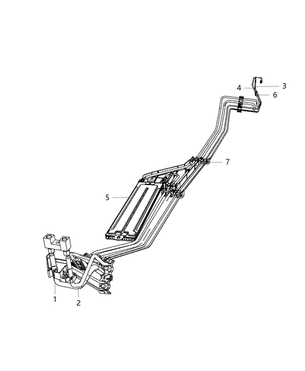 1999 Chrysler Town & Country Jumper Fuel Supply Diagram for 4766088AA