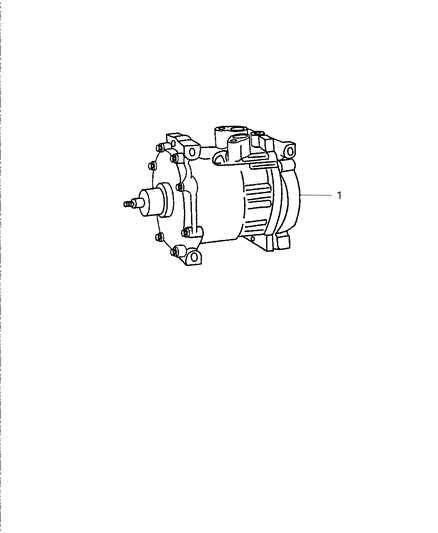 Compressor A/C Diagram for 55055339AD