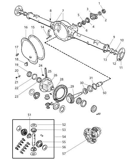 Case Differential Diagram for 52111420AA