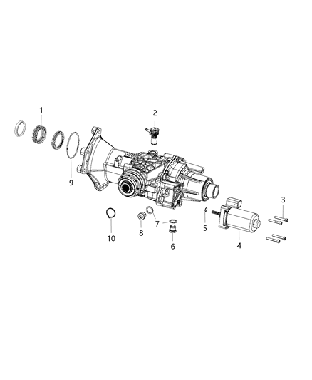 2008 Jeep Commander O Ring Plug Diagram for 68408726AB