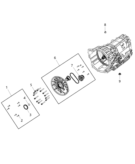 2009 Jeep Liberty Pump Transmission Oil Diagram for 68373877AA