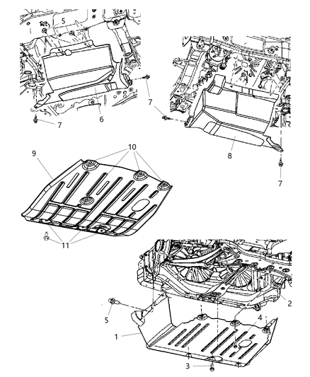 Nut U Multi Thread M6X1.00 Diagram for 6509383AA