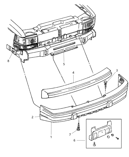 Fascia Front Diagram for 5ES21DX9AB